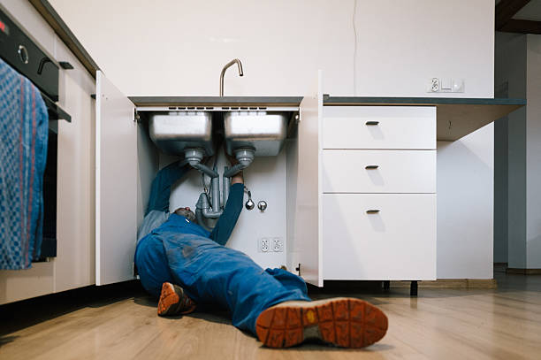 Professional Drain Cleaning technician working in Onalaska, WA